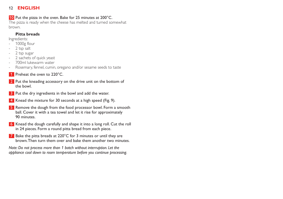 Philips HR7781 User Manual | Page 12 / 40