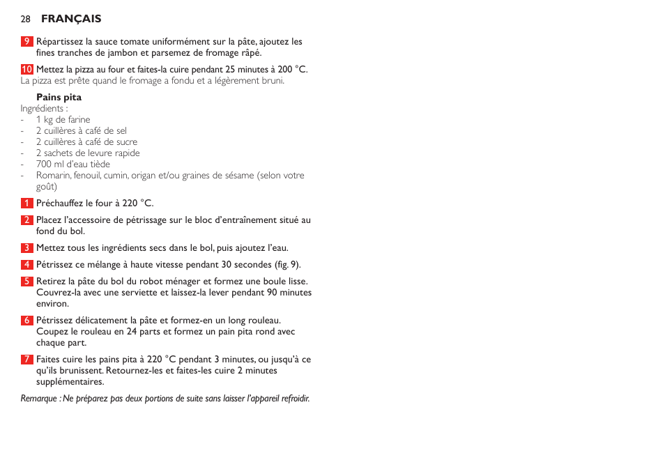 Philips HR7781 User Manual | Page 28 / 40