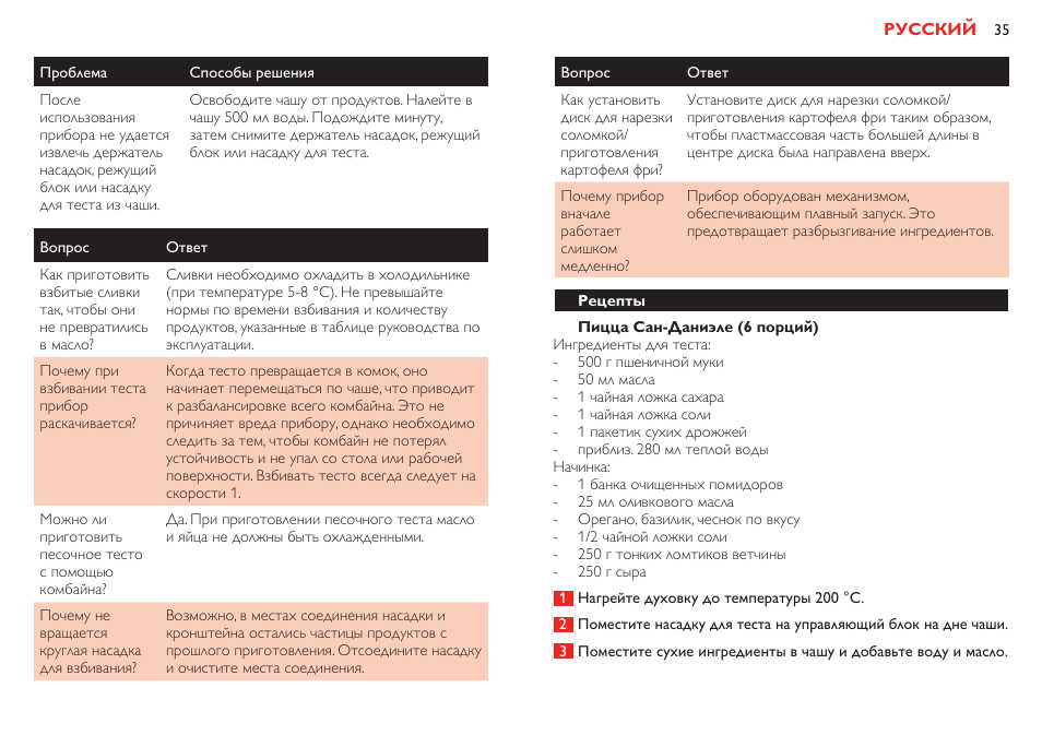 Philips HR7781 User Manual | Page 35 / 40