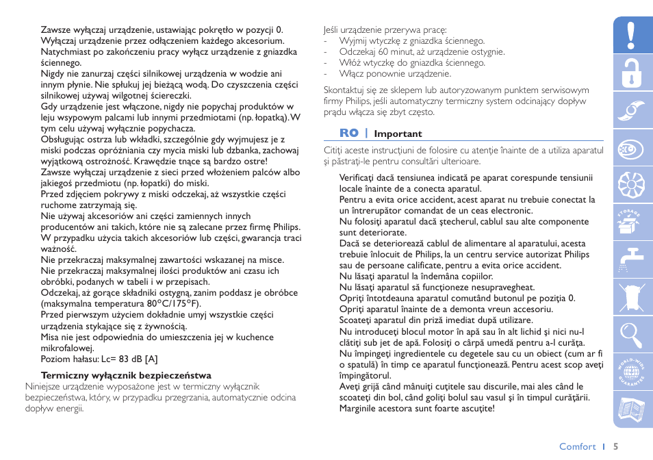 Philips HR7605 User Manual | Page 5 / 44