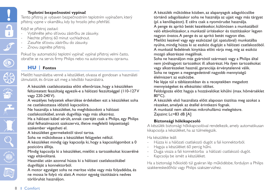 Philips HR7605 User Manual | Page 8 / 44