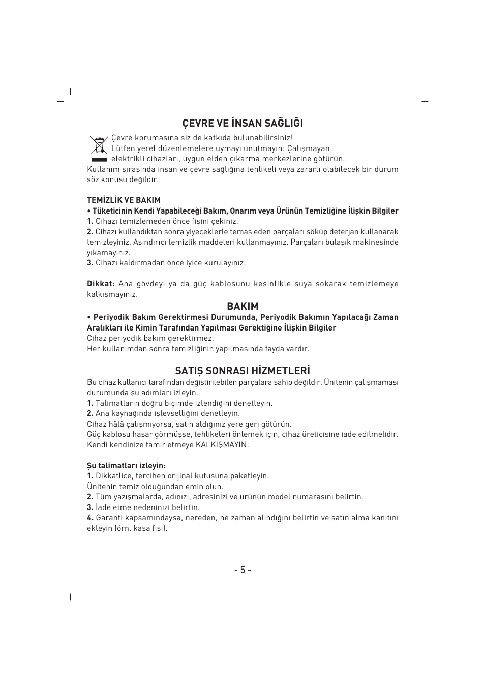 SINBO SHB 3057 User Manual | Page 6 / 34
