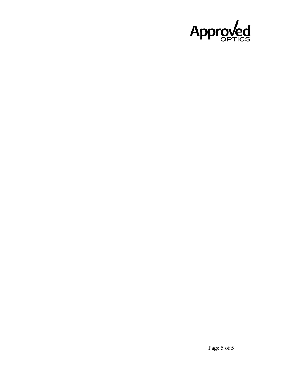 Contact information | Approved Optics Approved HUAWEI SFP-T User Manual | Page 5 / 5