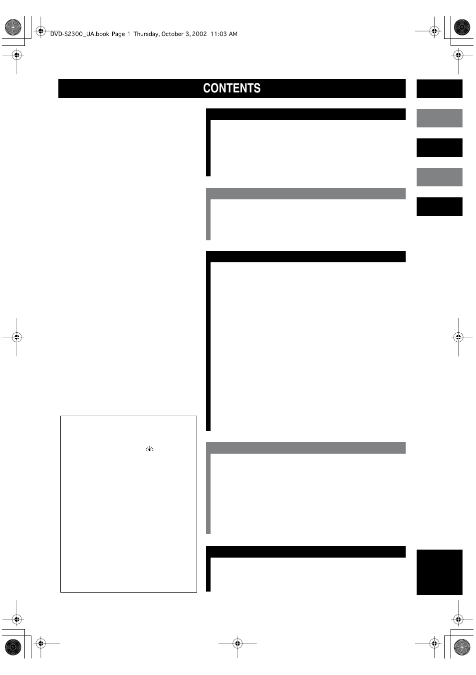 Yamaha DVD-S2300 User Manual | Page 5 / 42