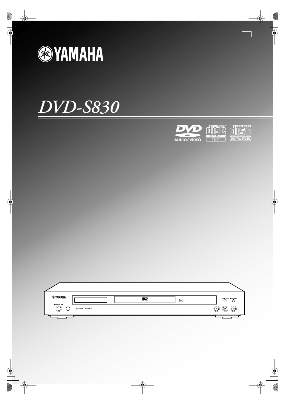 Yamaha DVD-S830 User Manual | 24 pages