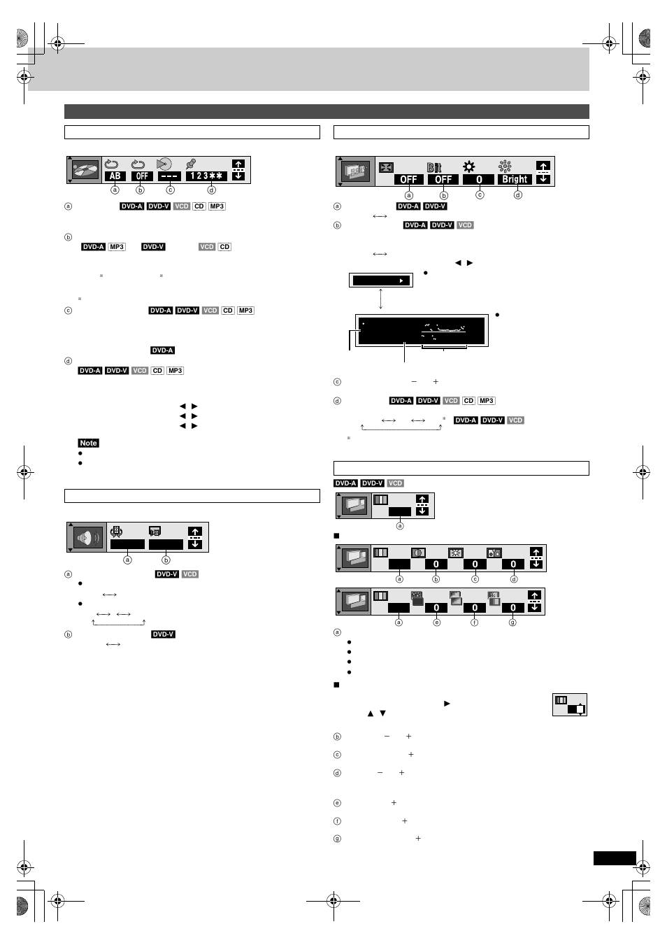 Unit information | Yamaha DVD-S830 User Manual | Page 17 / 24