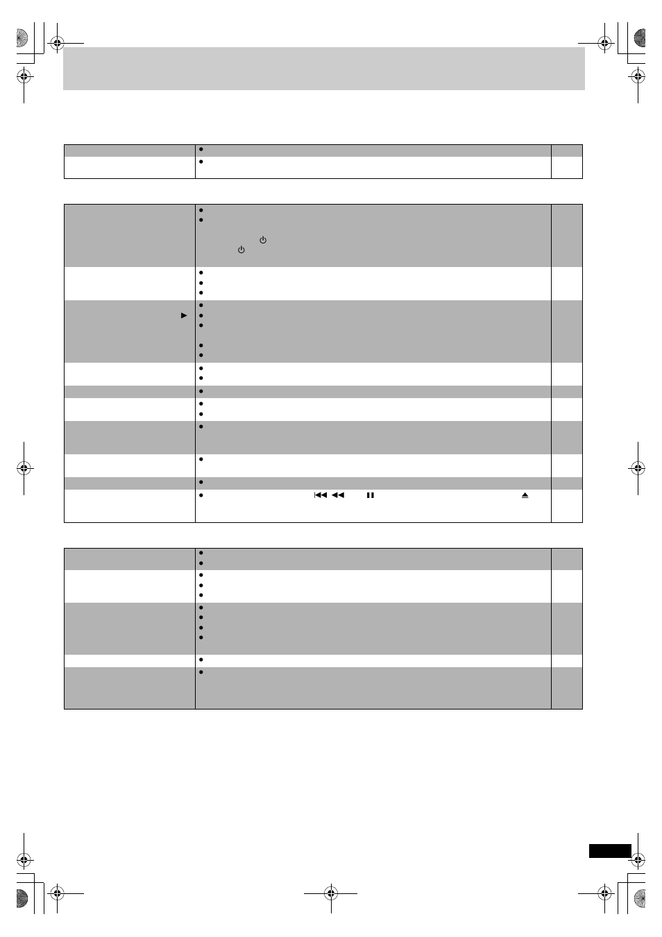 Troubleshooting guide | Yamaha DVD-S830 User Manual | Page 21 / 24