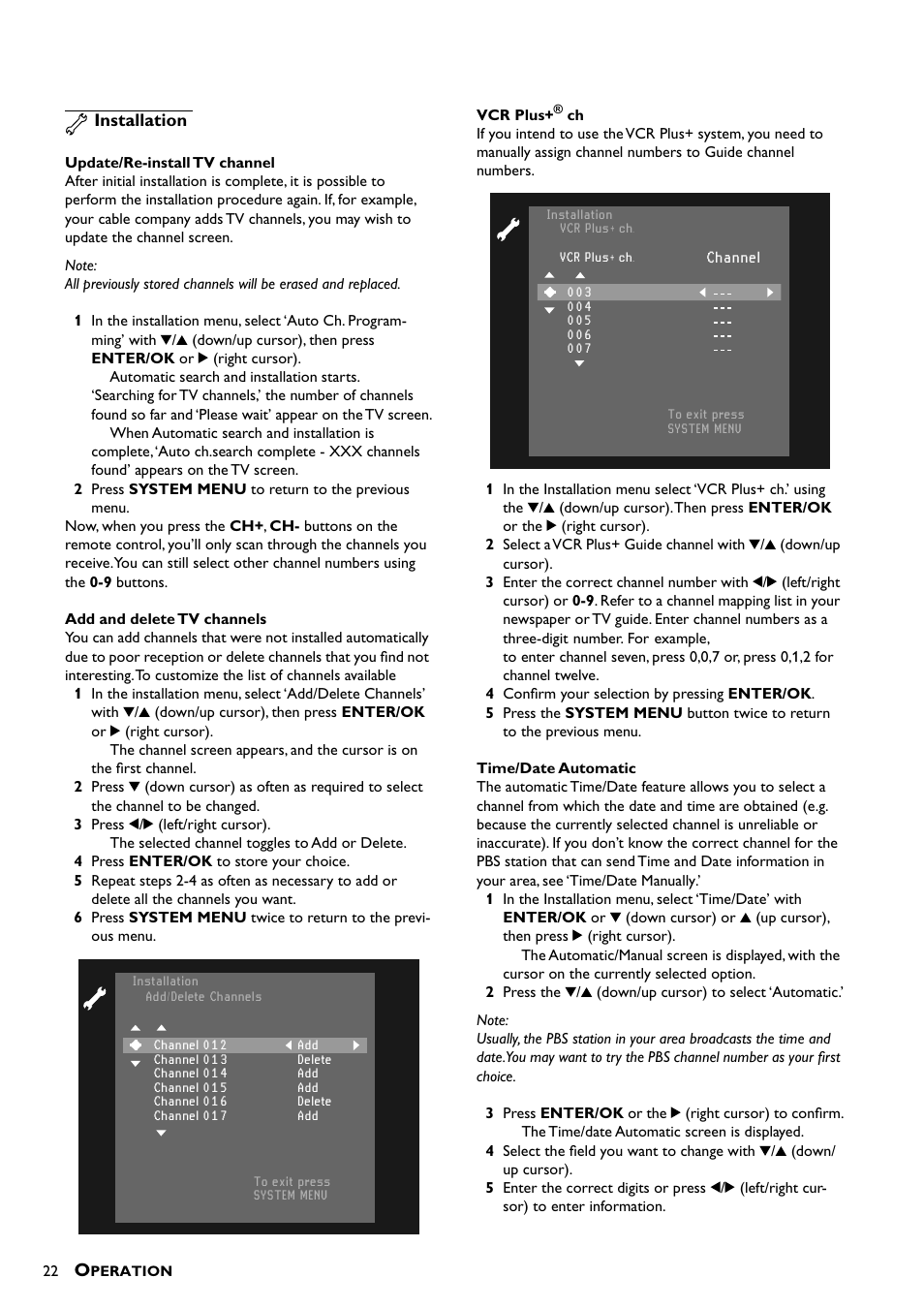 Installation | Yamaha DRX-1 User Manual | Page 26 / 56