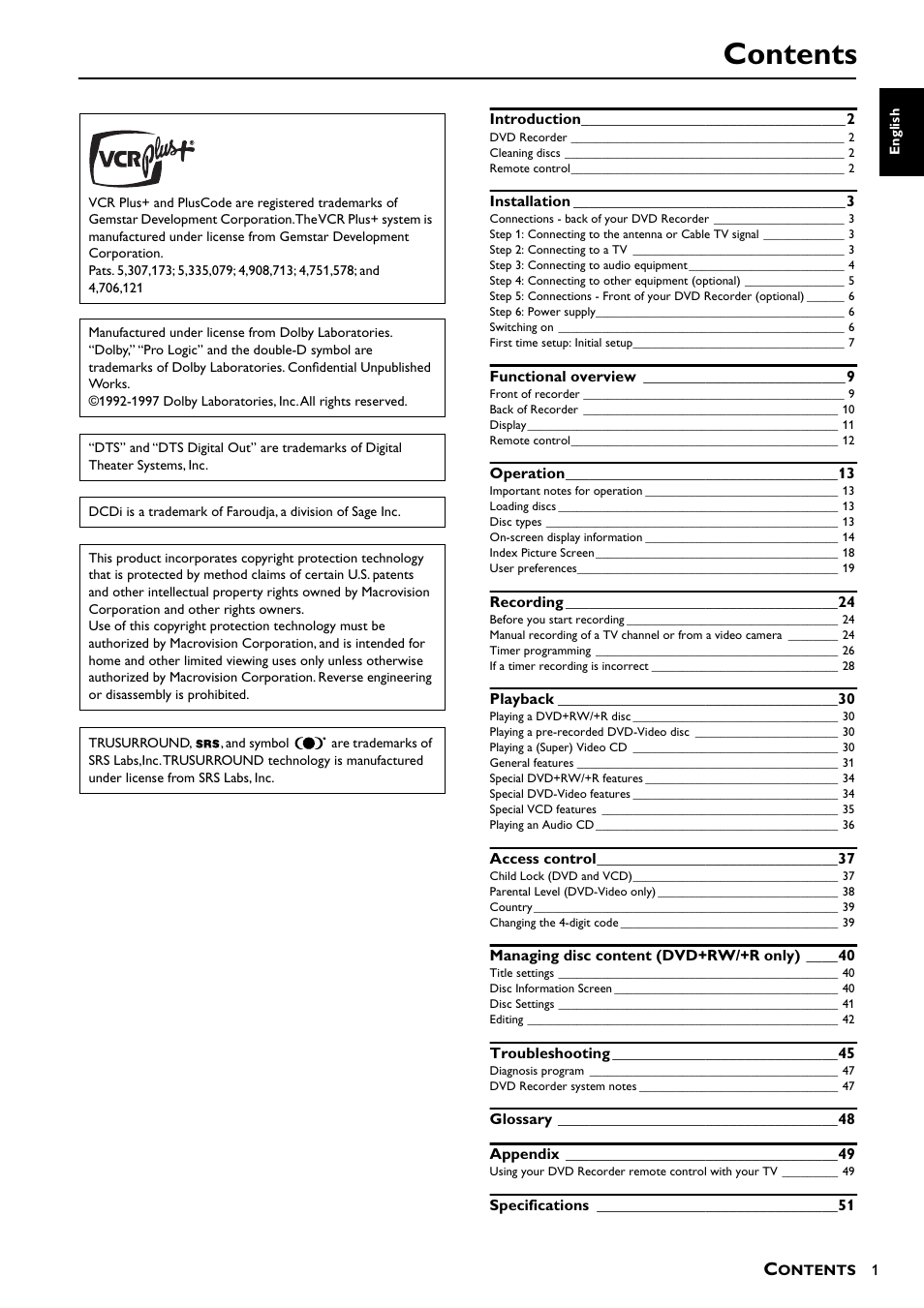 Yamaha DRX-1 User Manual | Page 5 / 56