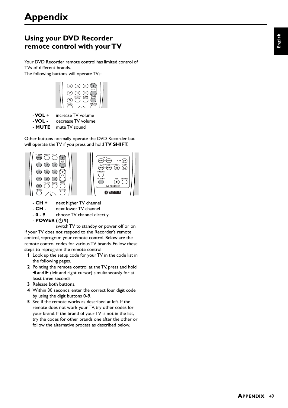 Appendix | Yamaha DRX-1 User Manual | Page 53 / 56