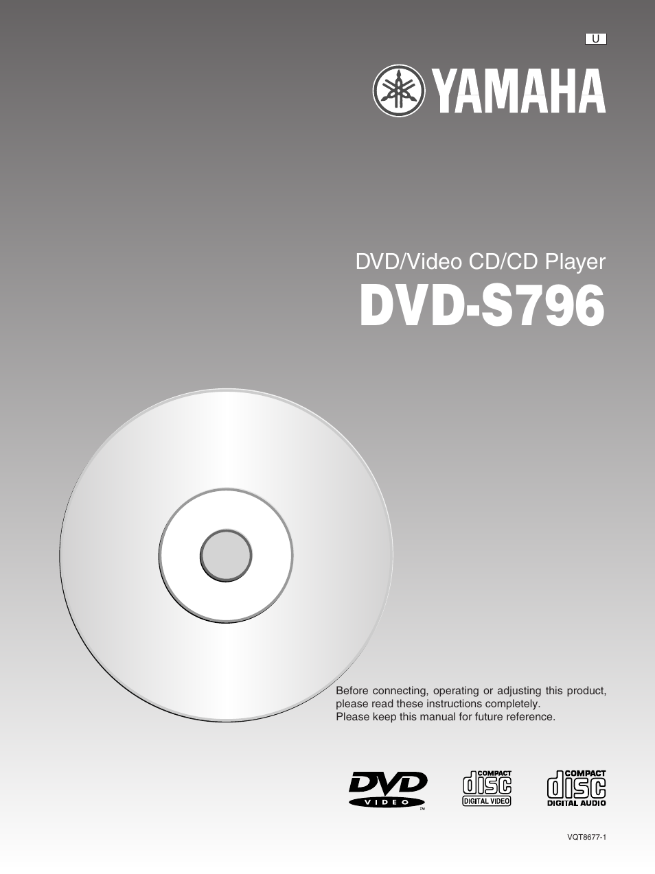 Yamaha DVD-S796 User Manual | 40 pages