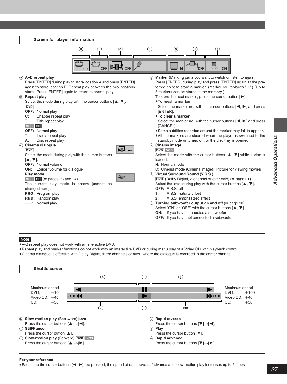 Yamaha DVD-S796 User Manual | Page 27 / 40