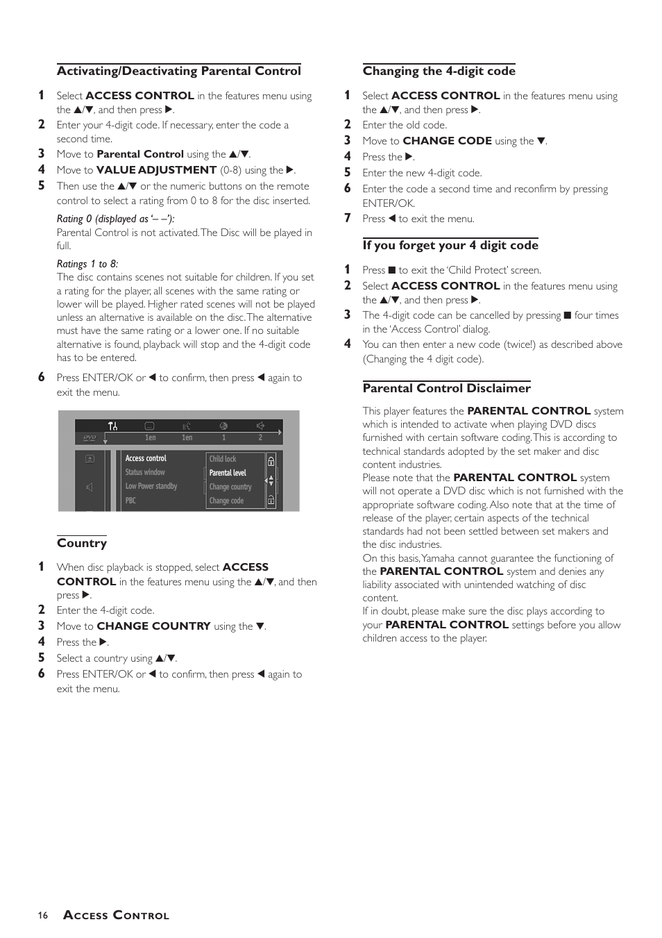 Yamaha DVD-S520 User Manual | Page 20 / 23