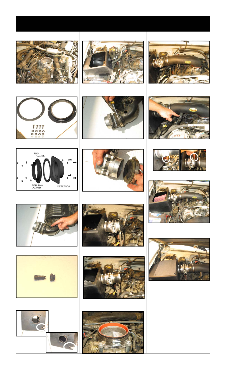 Installation instructions, Continued) | S&B Filters Cold Air Intake Kit - Cotton Filter 75-3013-2 User Manual | Page 2 / 2