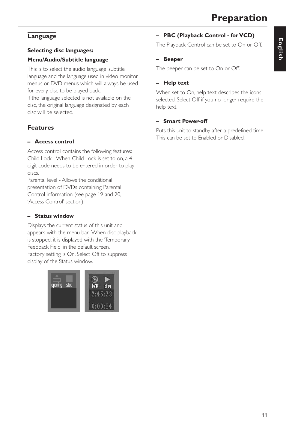 Preparation | Yamaha DVD-S530 User Manual | Page 15 / 27