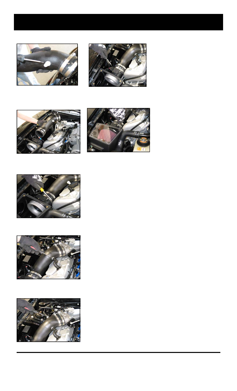 Installation instructions | S&B Filters Cold Air Intake Kit - Cotton Filter 75-2545 User Manual | Page 2 / 2