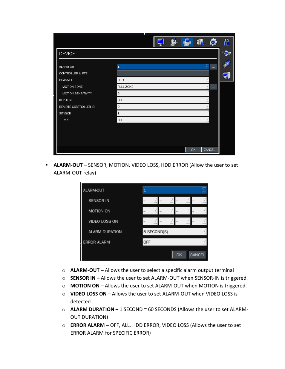 3. device setup | Vonnic VVRHD1620M 16CH HD-SDI 1080P High Resolution DVR (Hard Drive Not Included) User Manual | Page 33 / 96