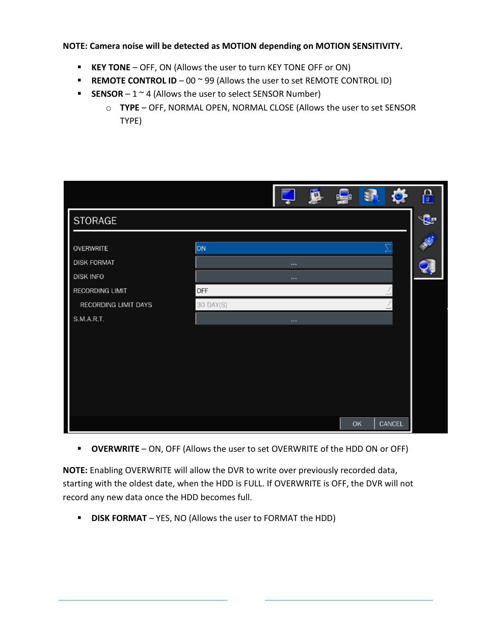 5. storage setup | Vonnic VVRHD1620M 16CH HD-SDI 1080P High Resolution DVR (Hard Drive Not Included) User Manual | Page 35 / 96