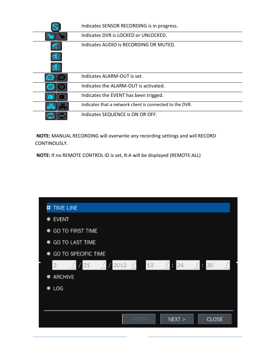 3. search | Vonnic VVRHD1620M 16CH HD-SDI 1080P High Resolution DVR (Hard Drive Not Included) User Manual | Page 48 / 96