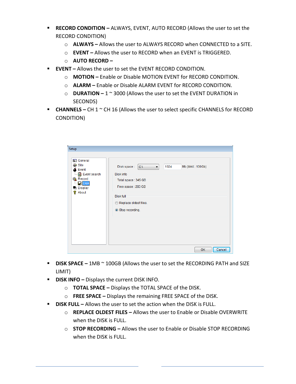 6-6. disk | Vonnic VVRHD1620M 16CH HD-SDI 1080P High Resolution DVR (Hard Drive Not Included) User Manual | Page 78 / 96