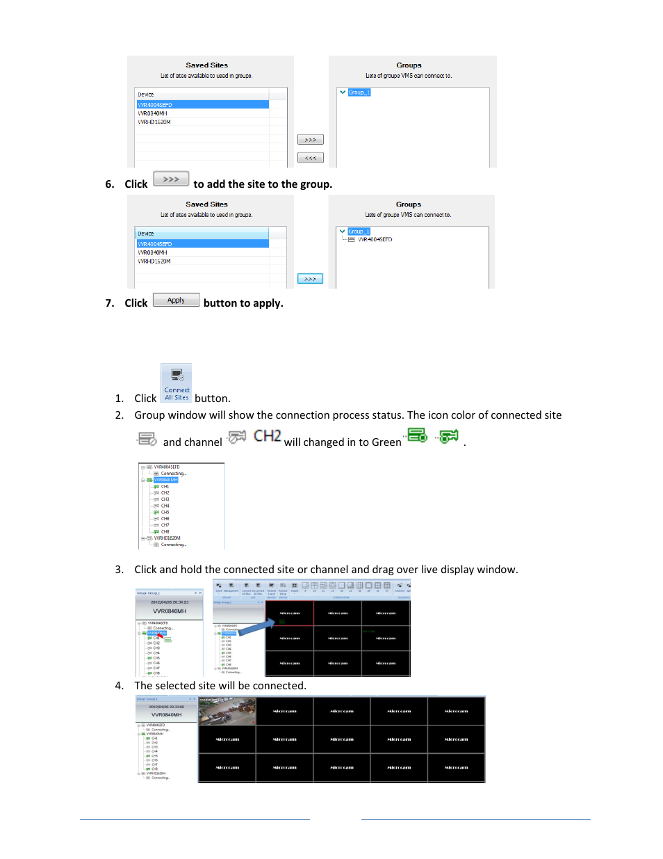 3-2. connection | Vonnic VVRHD1620M 16CH HD-SDI 1080P High Resolution DVR (Hard Drive Not Included) User Manual | Page 83 / 96