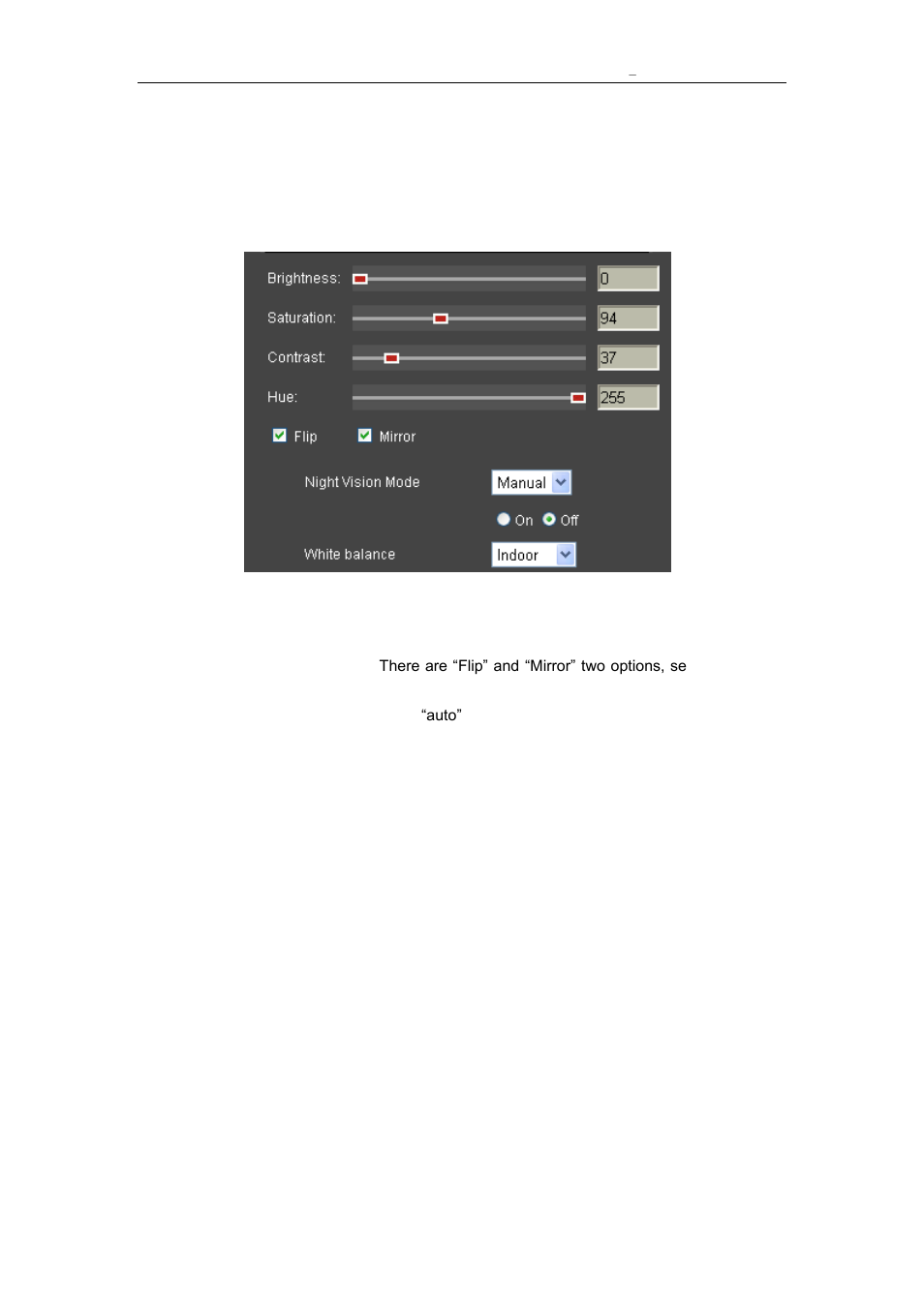 Other settings, Ideo, Etting | Image setting, 7 other settings, 1 video setting page | Vonnic C909IP H.264 Wireless 802.11b_g_n IP Network Camera User Manual | Page 16 / 31