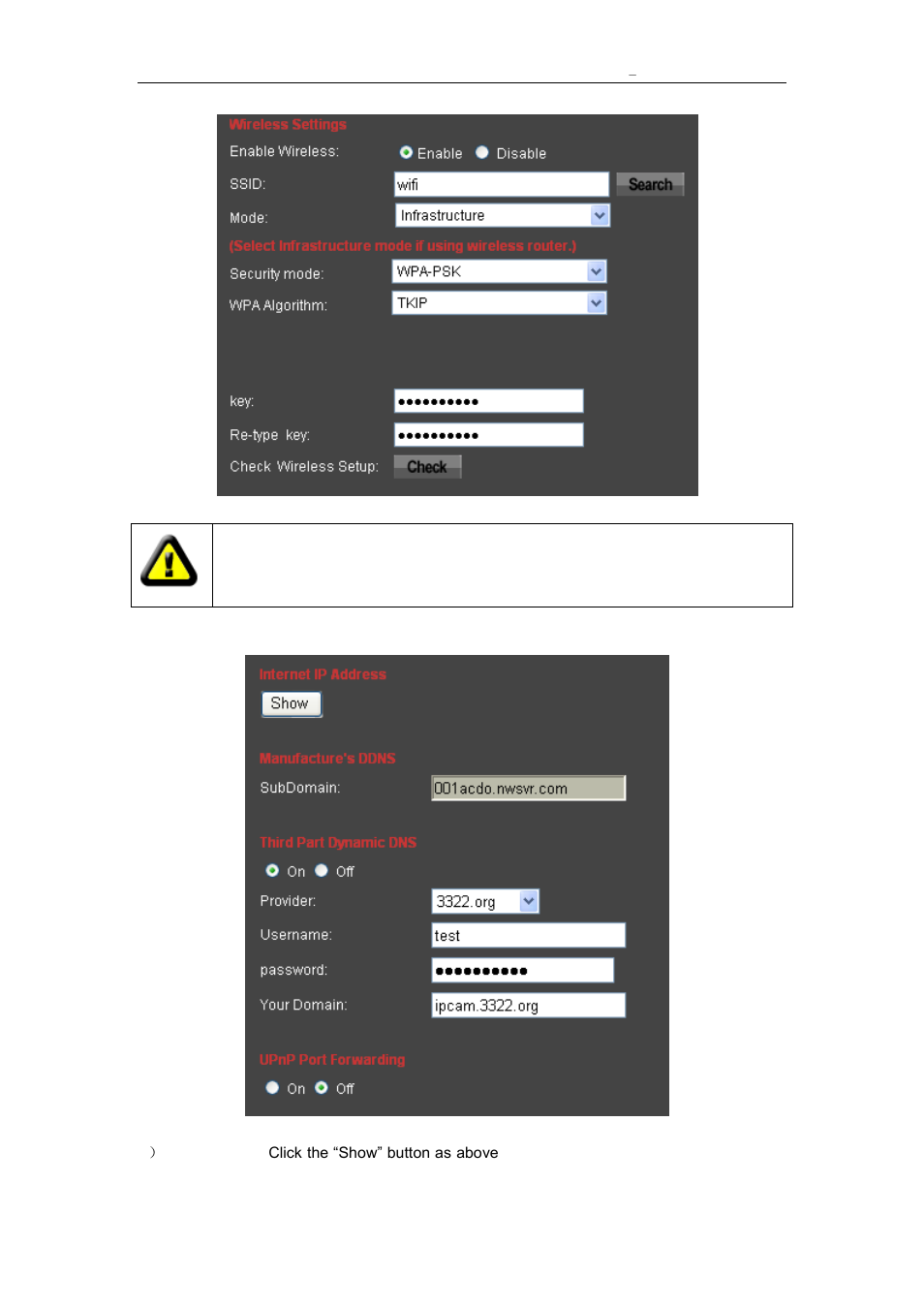 Remote access setting | Vonnic C909IP H.264 Wireless 802.11b_g_n IP Network Camera User Manual | Page 19 / 31