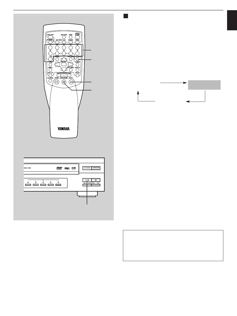 English, Basic operation | Yamaha DVD-C900 User Manual | Page 25 / 74