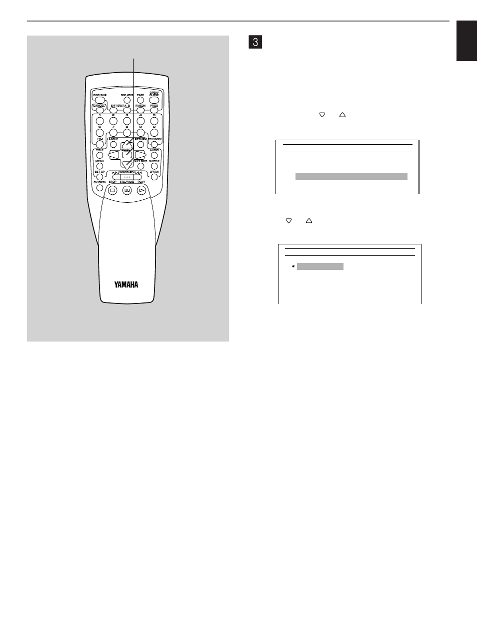 Background screen, English, Initial settings (on the set up menu) | Yamaha DVD-C900 User Manual | Page 59 / 74