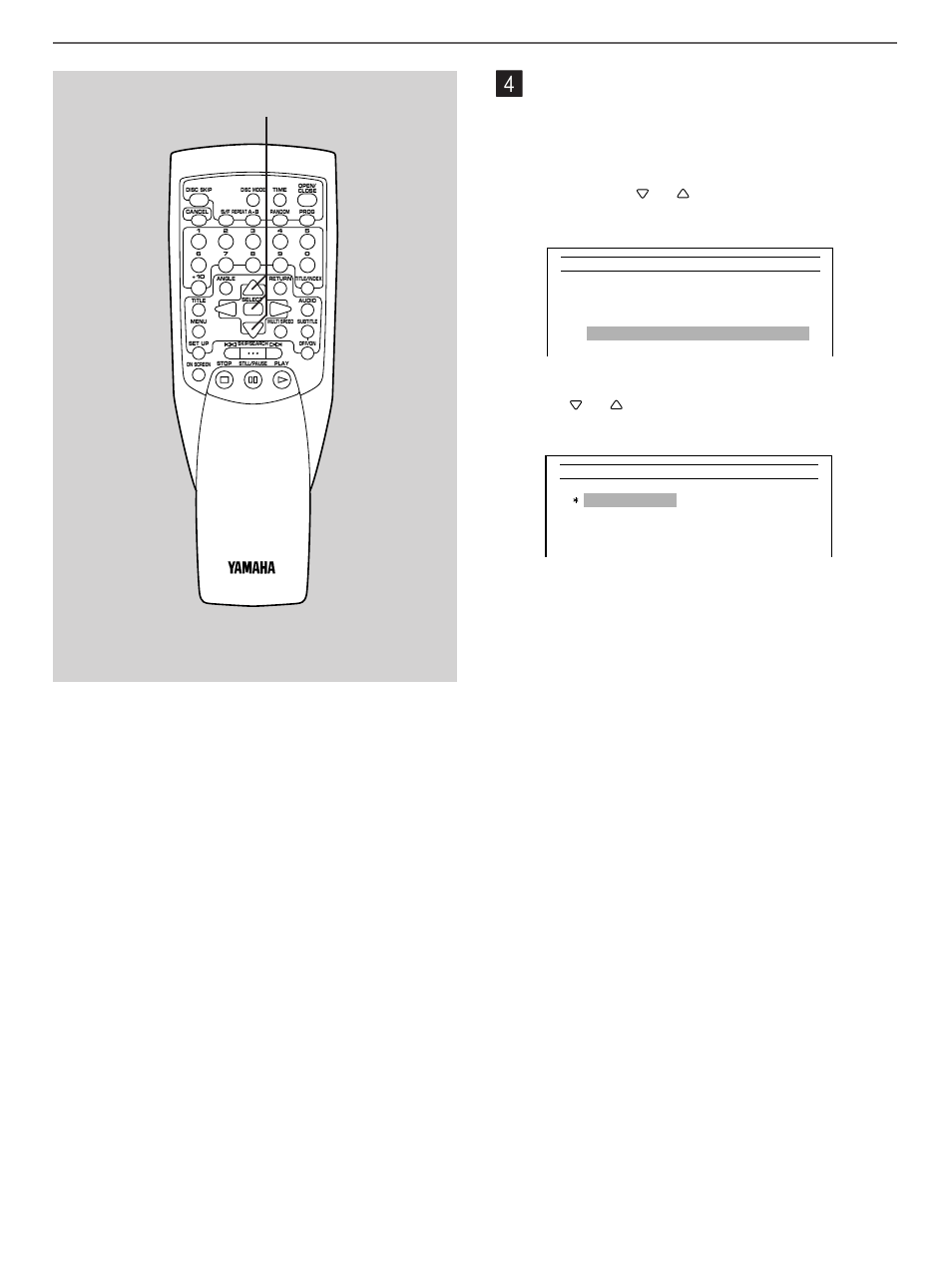 Screen saver, Initial settings (on the set up menu) | Yamaha DVD-C900 User Manual | Page 60 / 74