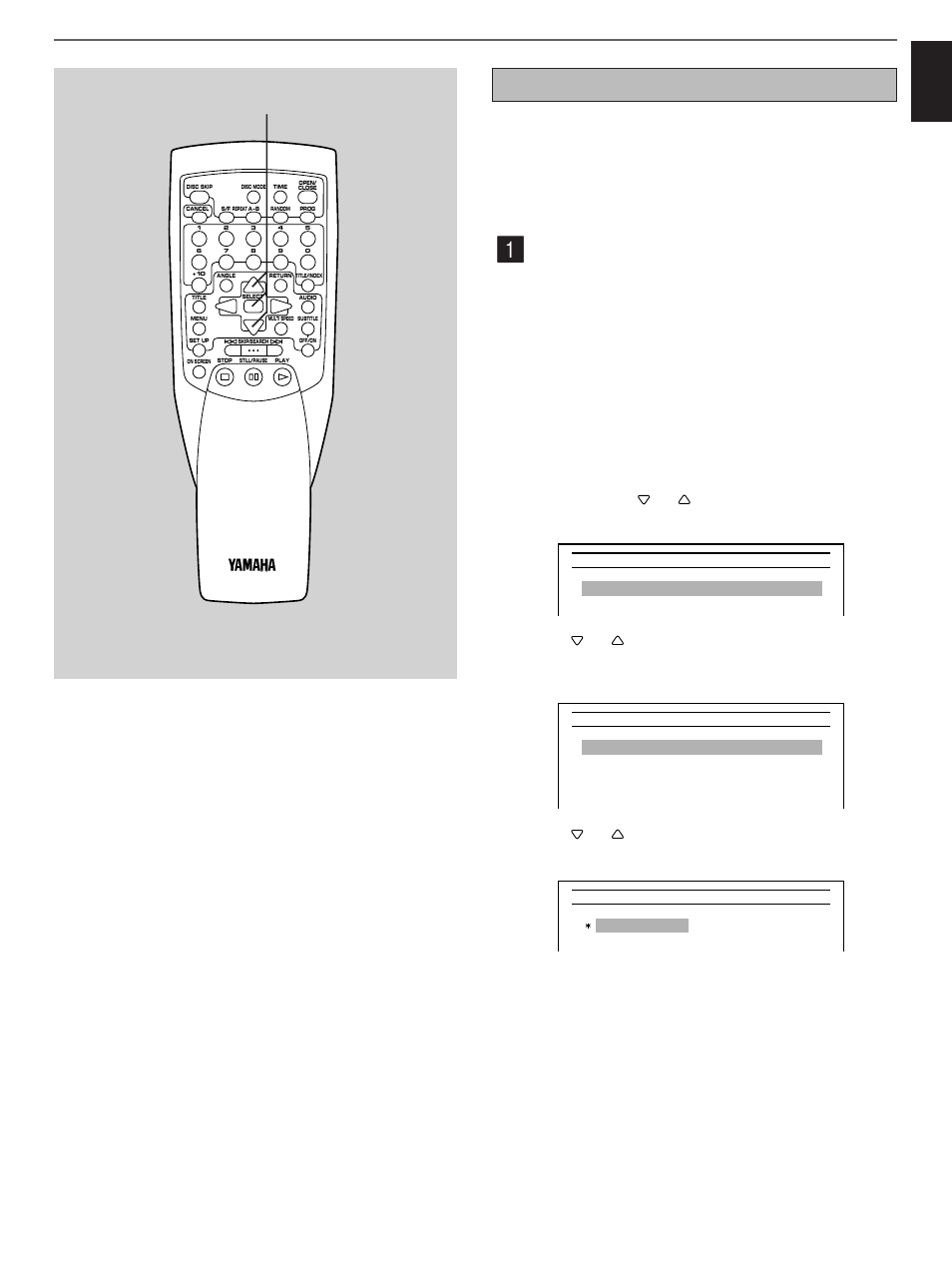 Audio settings, Digital output, English | Initial settings (on the set up menu) | Yamaha DVD-C900 User Manual | Page 63 / 74