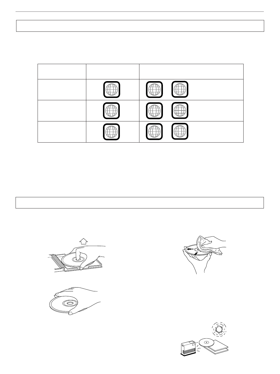 Region management information (for dvds only), Notes about handling discs | Yamaha DVD-C900 User Manual | Page 72 / 74
