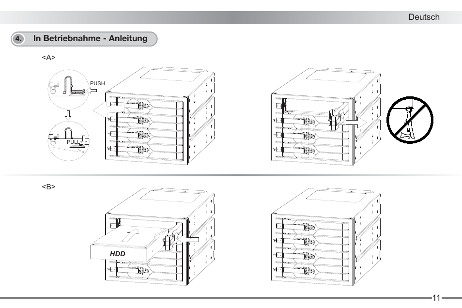 ICY DOCK MB674SPF-B User Manual | Page 12 / 14