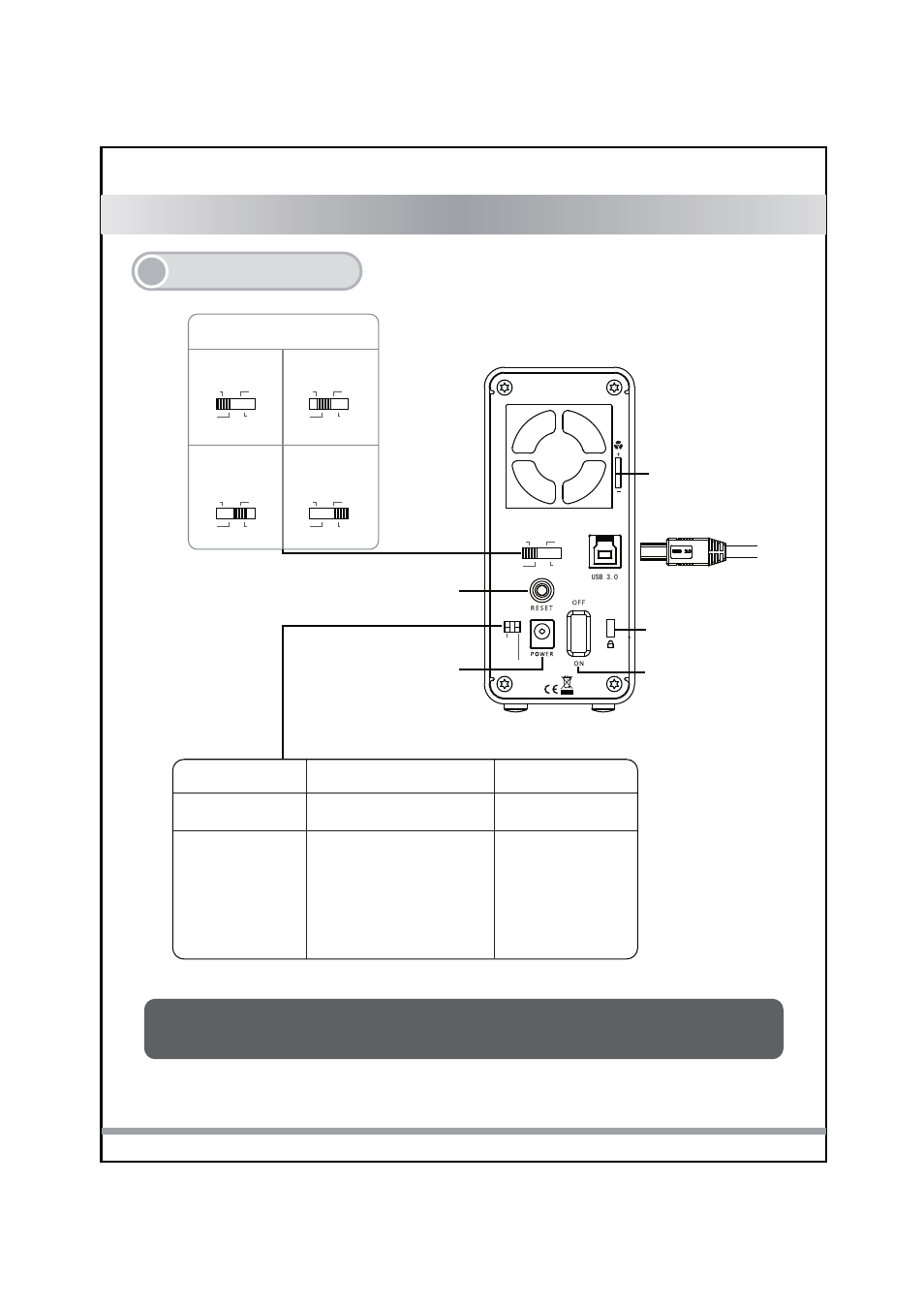 Deutsch, Rückansicht, Ein (standard) | ICY DOCK ICYRaid MB662U3-2S User Manual | Page 12 / 60