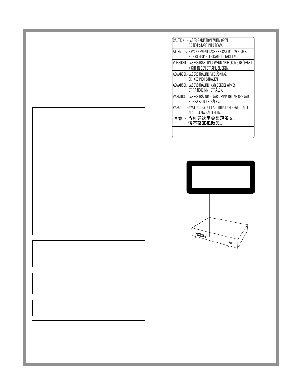 Getting started, Safety information, Class | Laser product | Yamaha DVD-S700 User Manual | Page 2 / 48