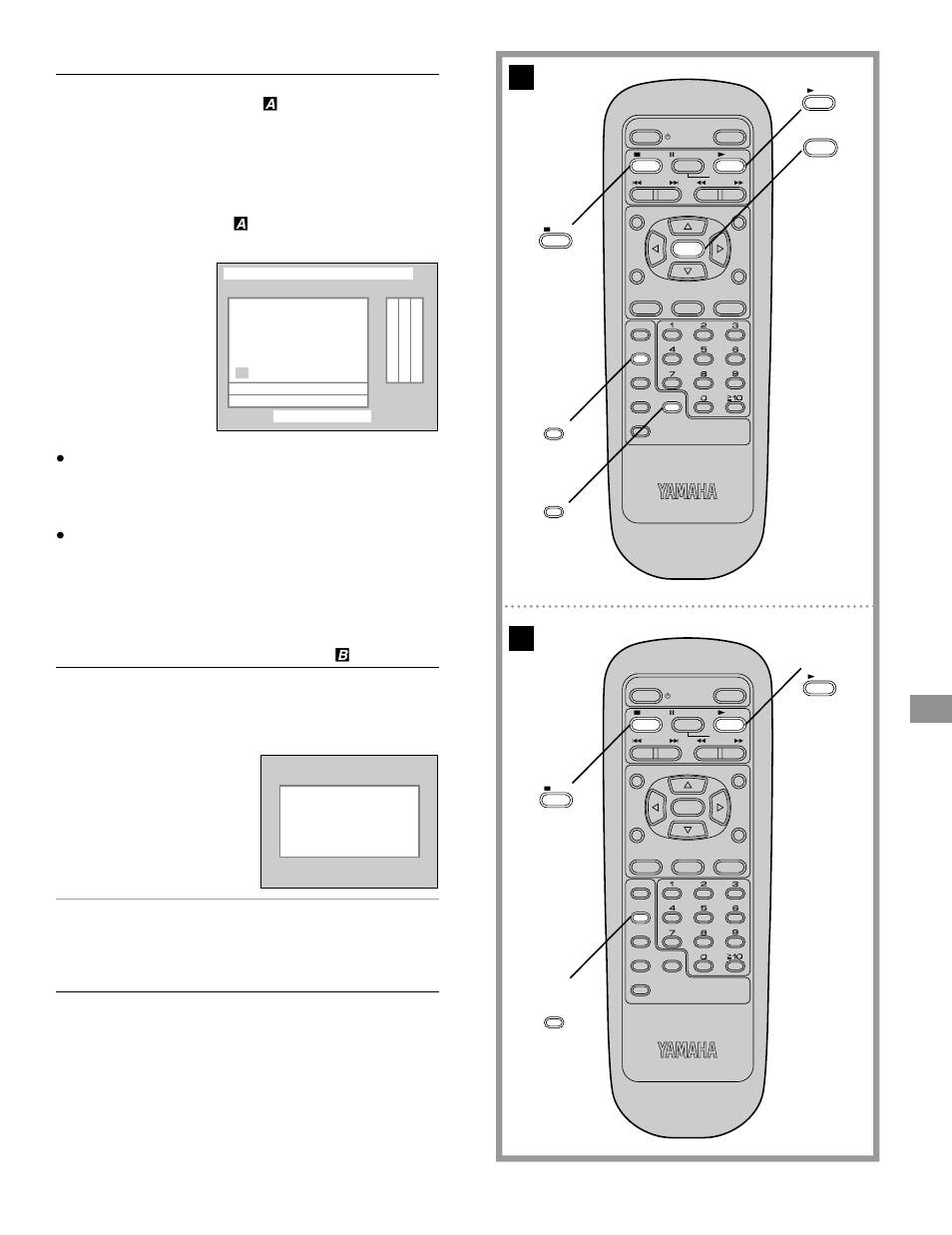 Random play [video cd/cd, Random play, Clearing the program | Video cd/cd, Press play mode twice in the stop mode, Press play, After playback, Returning to normal play, Play now begins in the random order | Yamaha DVD-S700 User Manual | Page 23 / 48