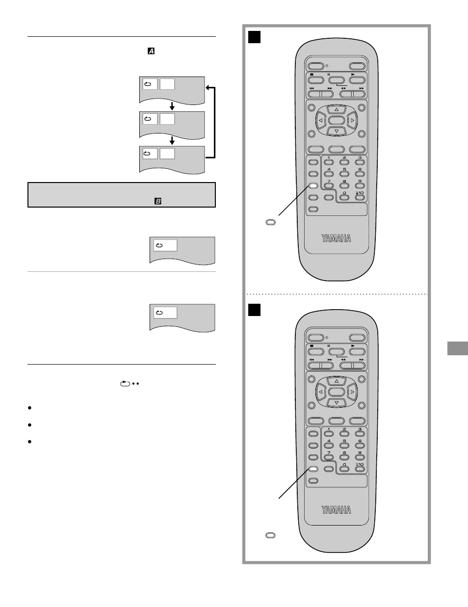 Repeat play to enjoy program repeat play, Press a-b several times until | Yamaha DVD-S700 User Manual | Page 25 / 48