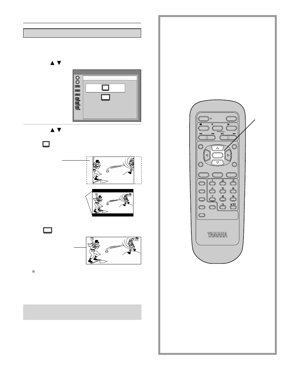 Selecting tv screen type, Initial settings | Yamaha DVD-S700 User Manual | Page 36 / 48