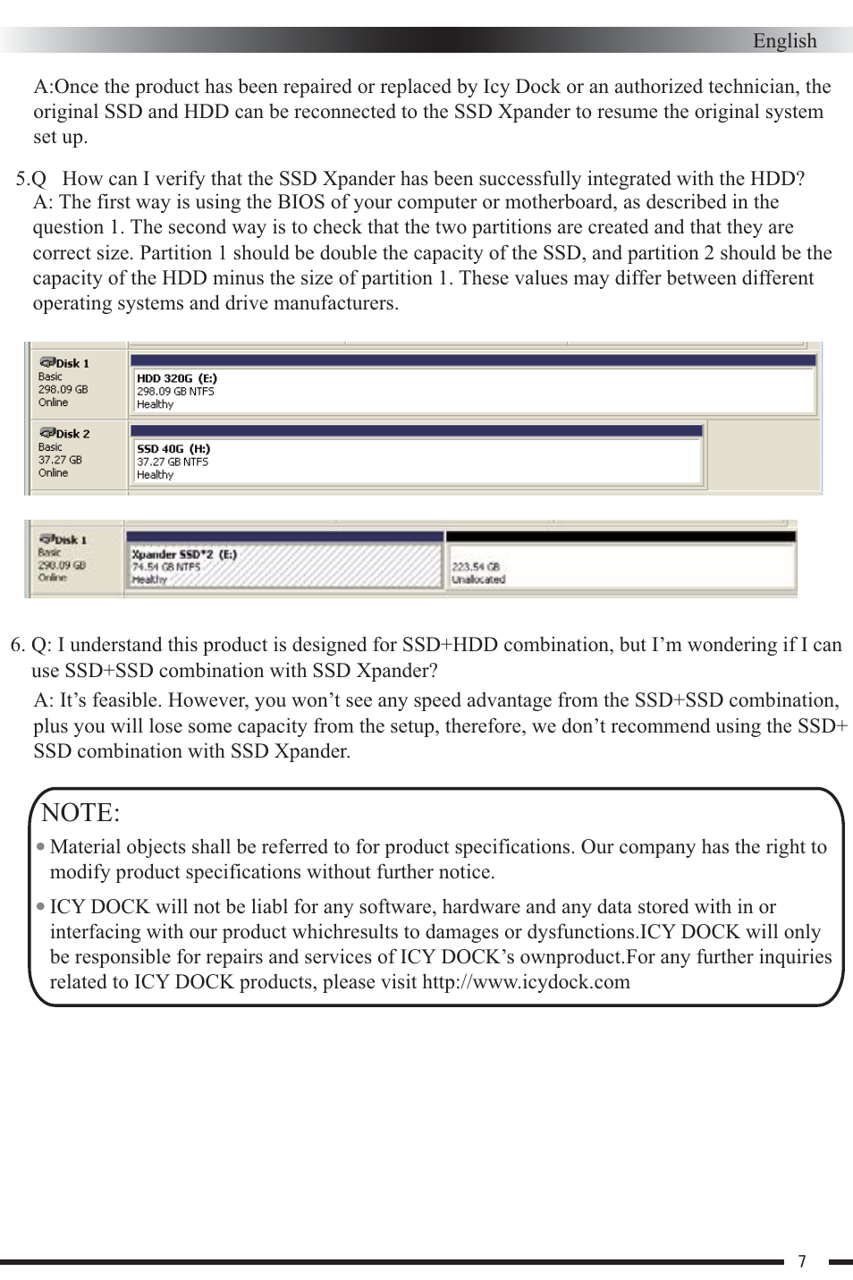 ICY DOCK MB882HX-1SB User Manual | Page 8 / 9