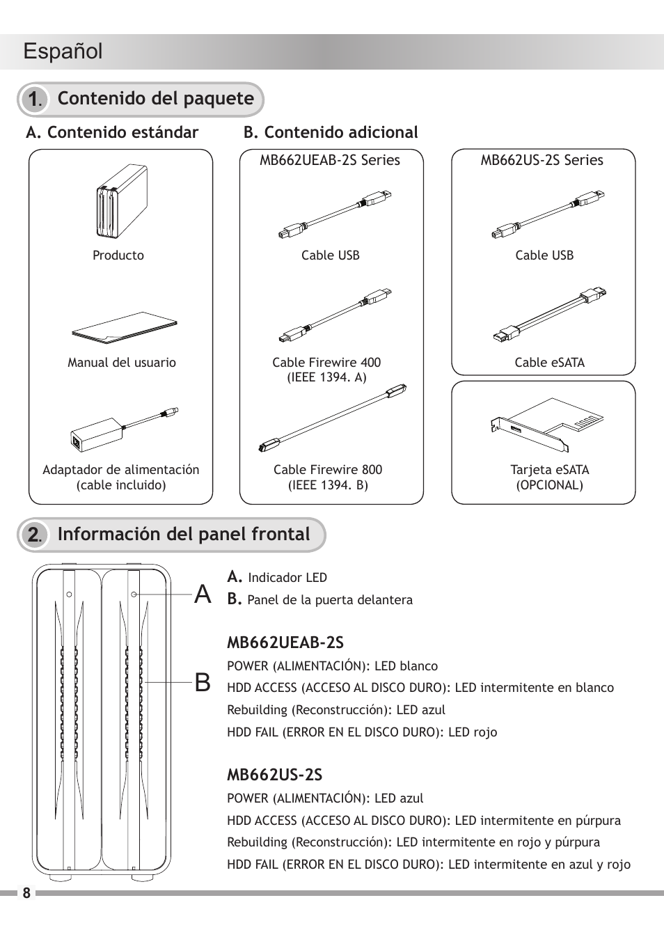 ICY DOCK MB662US-2S User Manual | Page 8 / 15