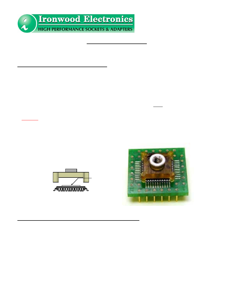 Ironwood Electronics QFP probing clip user guide User Manual | 1 page