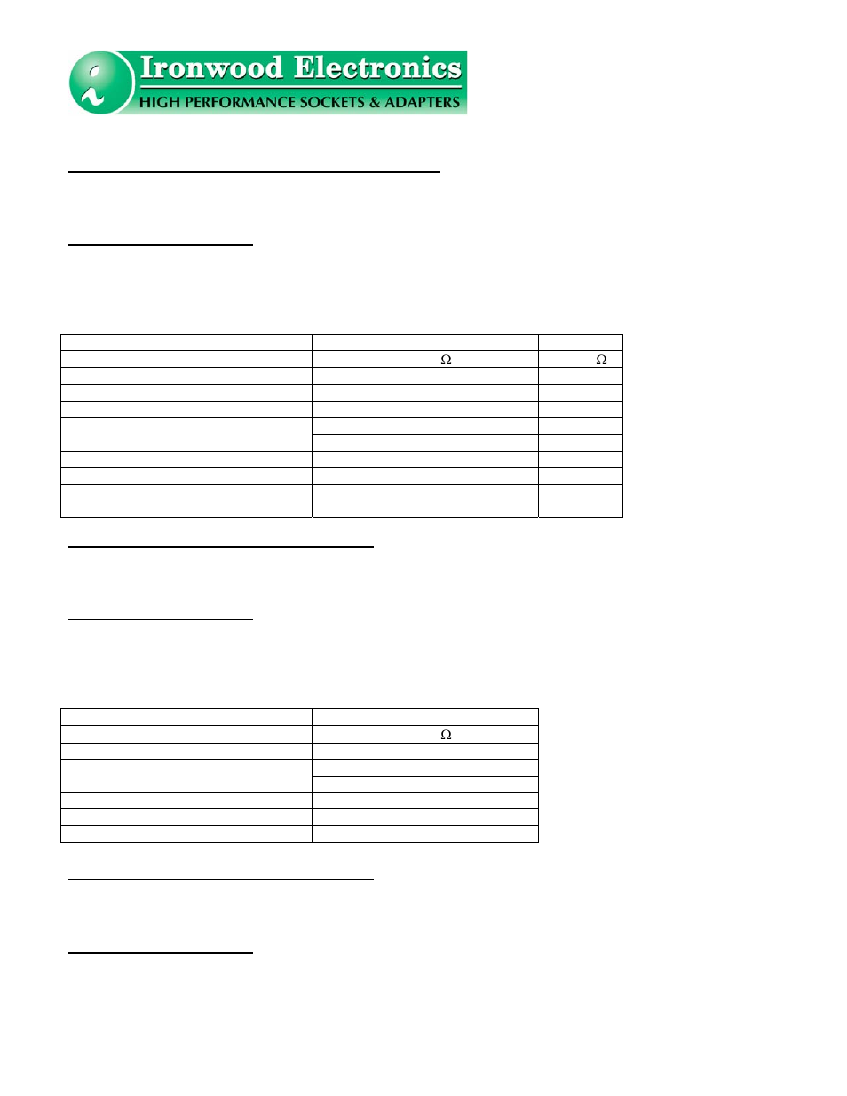 Ironwood Electronics SS-BGA User Manual User Manual | Page 8 / 11