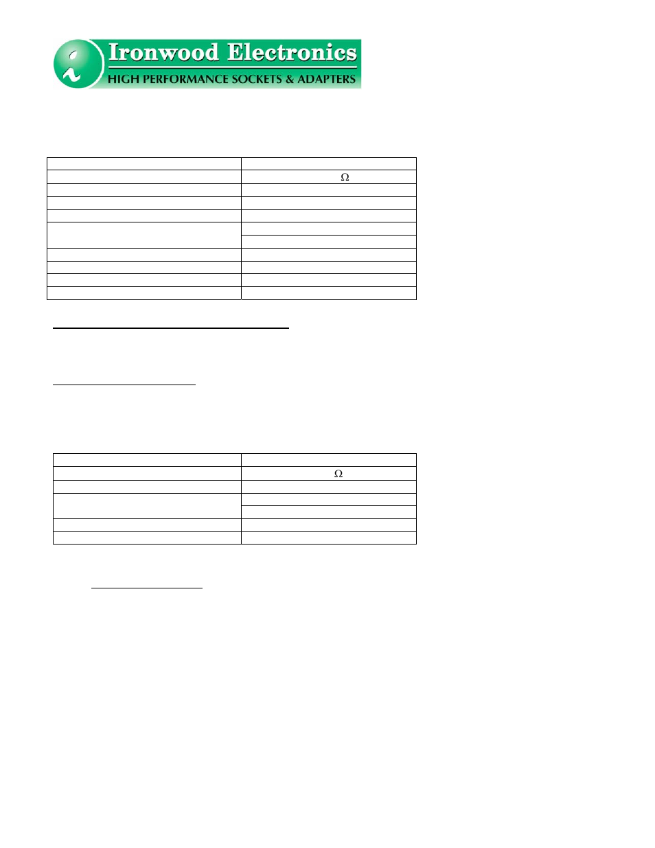 Ironwood Electronics SS-BGA User Manual User Manual | Page 9 / 11