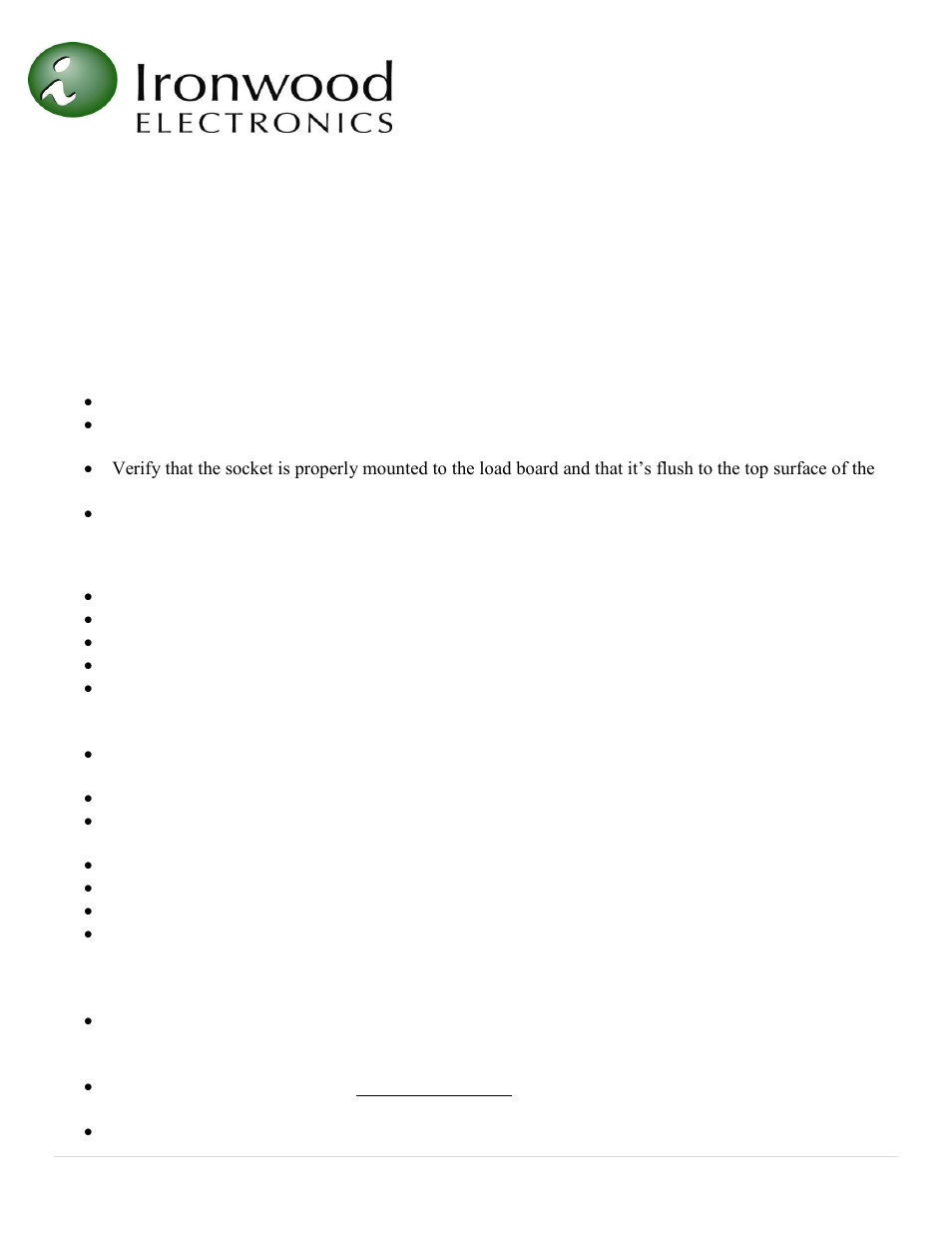 Socket maintenance, Dry cleaning procedure | Ironwood Electronics SBT User Manual User Manual | Page 10 / 11