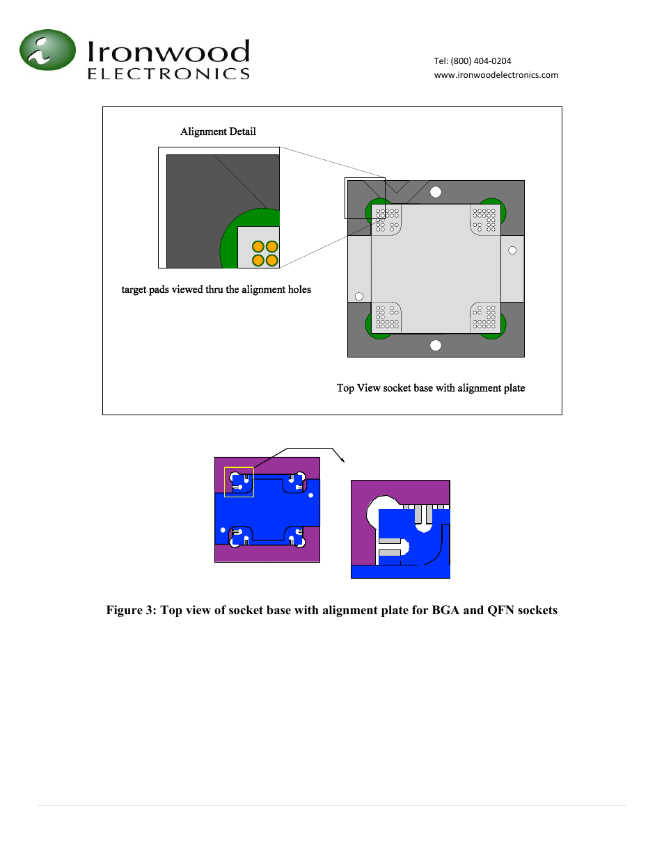 Ironwood Electronics GHZ BGA Socket (Direct Mount - Epoxy) Assembly Instructions User Manual | Page 3 / 4