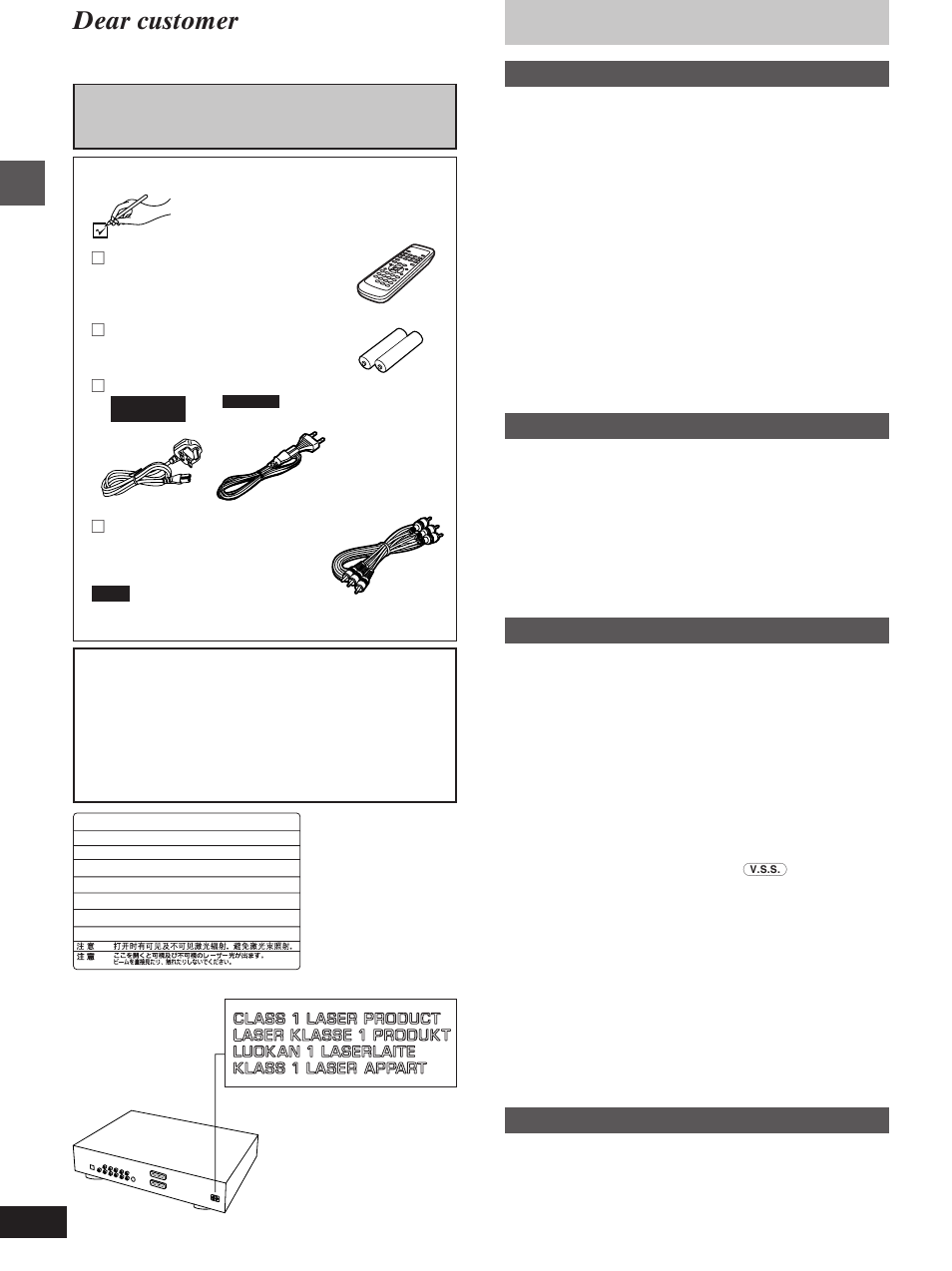 Yamaha DVD-S1200 User Manual | Page 2 / 32