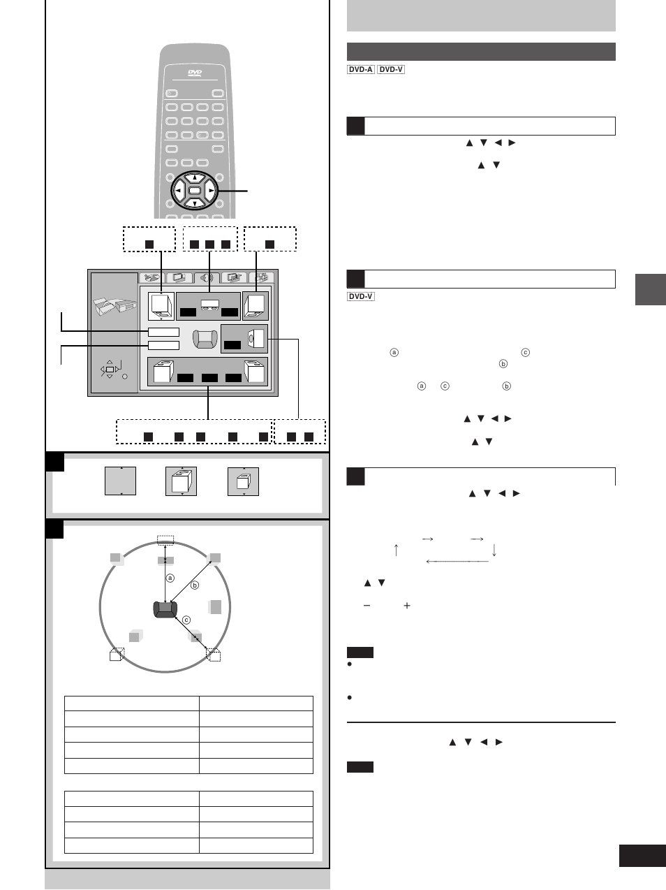 Speaker setting, Advanced operations, Changing settings | Yamaha DVD-S1200 User Manual | Page 27 / 32