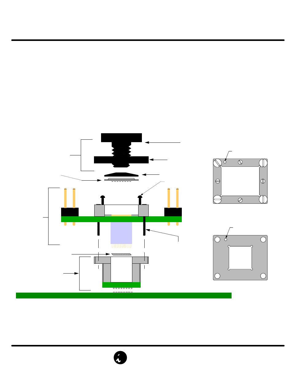 Ironwood Electronics GHz BGA probe adapter (surface mount) User Manual | 1 page