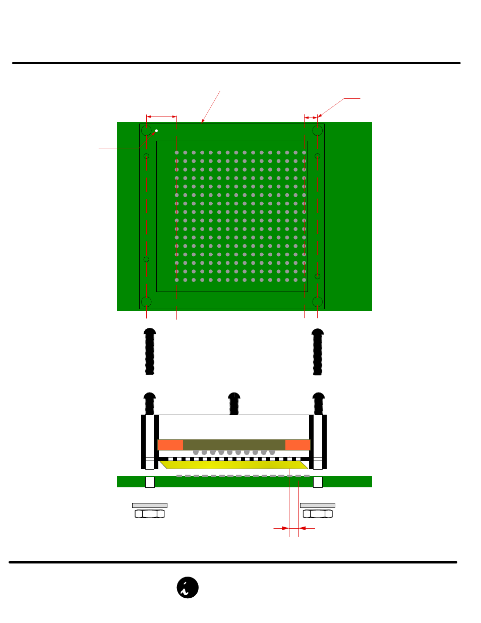 Bga socket, Detail a, Direct mount - hardware) assembly instructions | Ironwood Electronics GHZ BGA Socket with IC guide - Assembly Instructions User Manual | Page 2 / 2