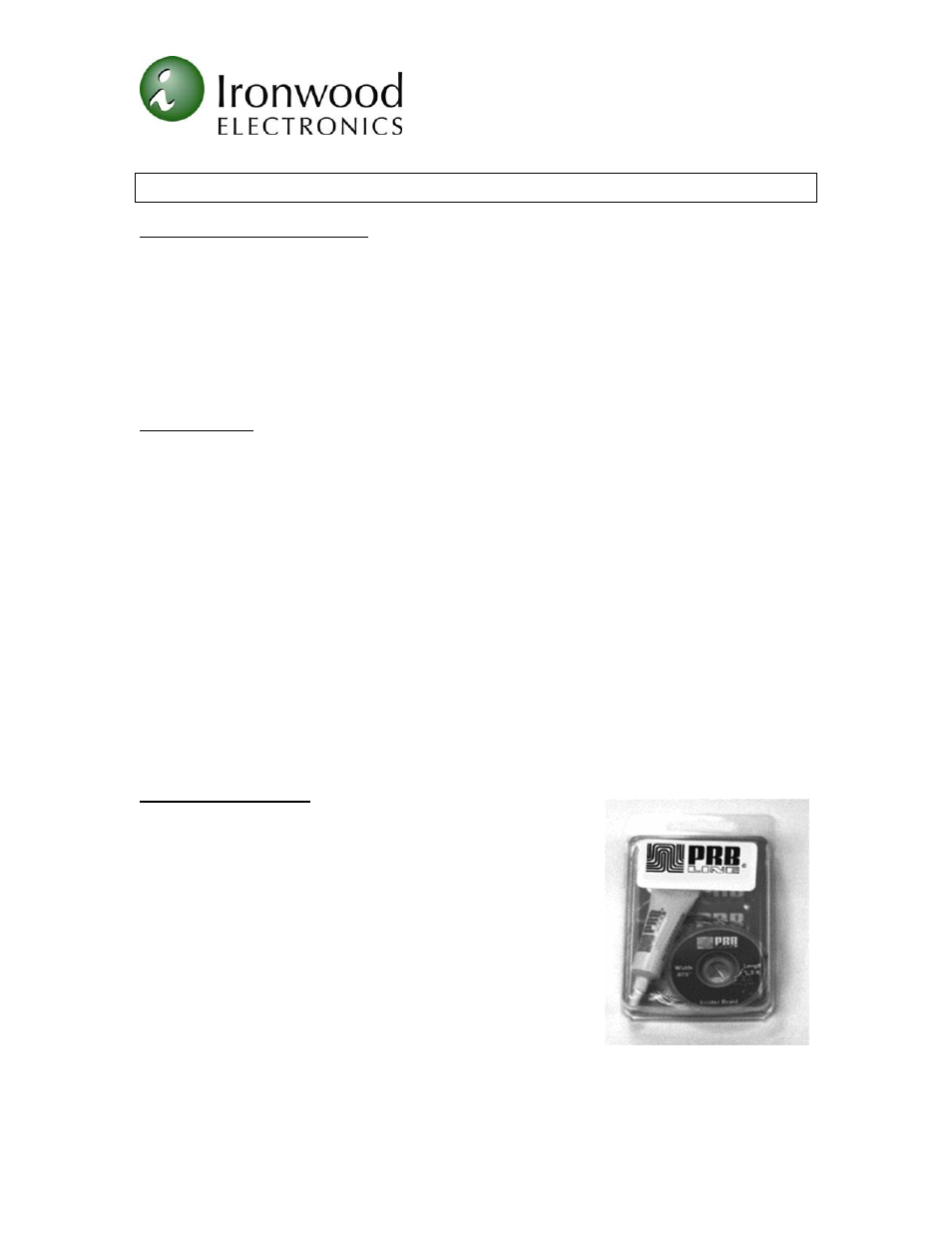 Ironwood Electronics Leadless Surface Mount Foot Soldering Instructions User Manual | Page 2 / 2